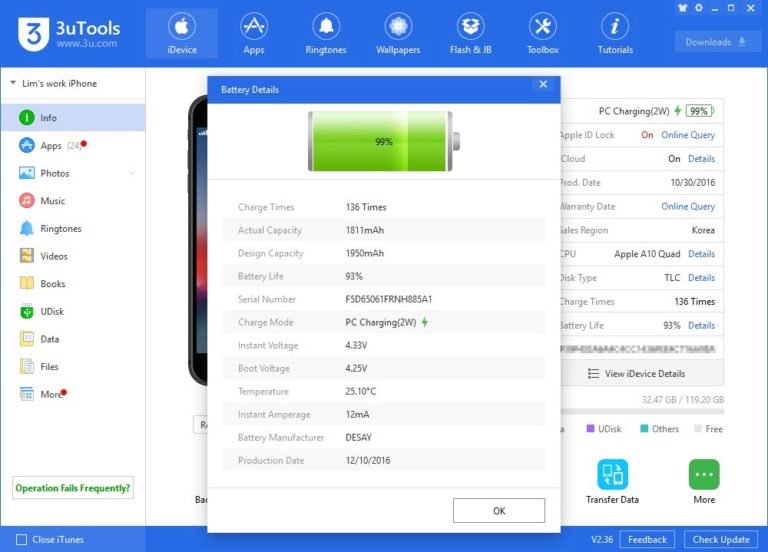 How to check iPhone Battery or iPad Battery iPhone Motherboard Repair