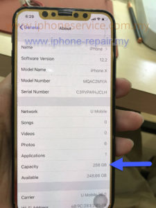iPhone X upgrade storage memory