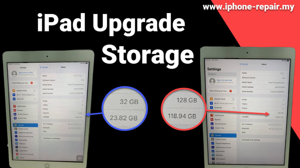 iPad Upgrade Storage Service Malaysia