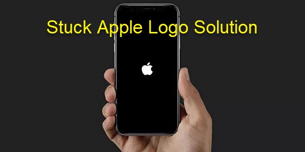 Stuck Apple logo fix solution