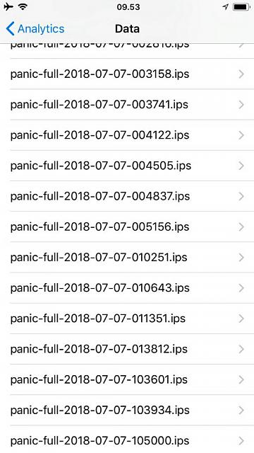 Panic File Analysis