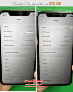 iPhone 11 Upgrade Storage Malaysia