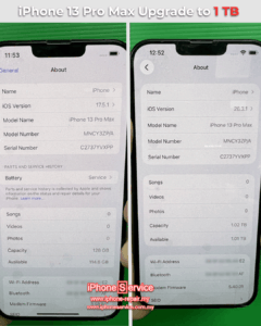 iPhone 13 Pro Max Upgrade Storage Malaysia