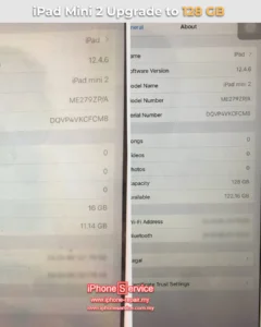 iPad Mini 2 Upgrade Storage in Malaysia