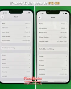 Upgraded Storage iPhone 13 to 512GB in Malaysia Selangor Seri Kembangan