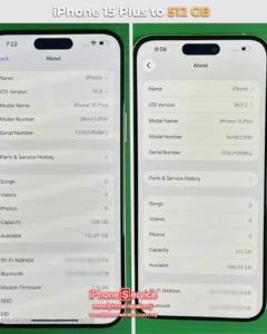 iPhone 15 Plus Upgrade Storage to 512GB in Malaysia - Selangor.