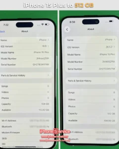 iPhone 15 Plus Pink Upgrade Storage to 512GB