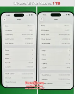 iPhone 15 Pro Max Upgrade Storage to 1TB in Malaysia Seri Kembangan
