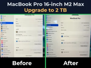 Macbook Pro M2 Max Upgrade Storage Service in Malaysia